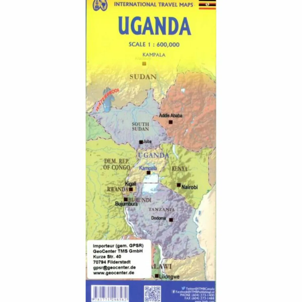 Straßenkarten|Straßenkarten*UGANDA - Karte