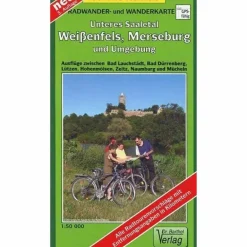 Fahrradkarten|Wanderkarten Und Winterkarten*UNTERES SAALETAL, WEIßENFELS, MERSEBURG - Wanderkarte
