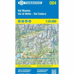 VAL MASINO-VAL DI MELL VAL CODERA - Wanderkarte^ Wanderkarten Und Winterkarten|Wanderkarten Und Winterkarten