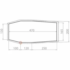 Vaude FP ALLROUND CHAPEL XT 3P - Zeltplane^ Zeltzubehör