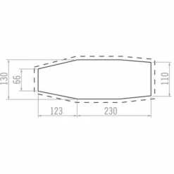 Vaude FP ARCO 2P Unisex - Footprint^ Zeltzubehör