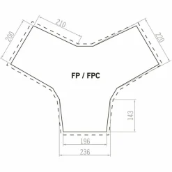 Vaude Zeltzubehör*FPC BADAWI 6P - Footprint