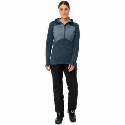 Damen Vaude Pullover Und Fleecepullover|Outdoorjacken*MONVISO HOODED GRID FLEECE JACKET Damen - Fleecejacke