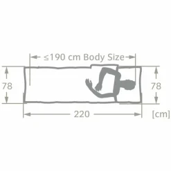 Vaude Kunstfaserschlafsäcke|Sommerschlafsäcke*NAVAJO 100 II SYN - Kunstfaserschlafsack