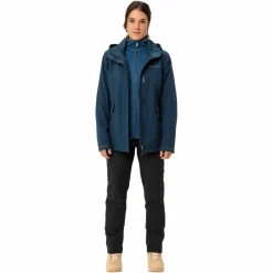 Damen Vaude Outdoorjacken*ROSEMOOR 3IN1 JACKET II Damen - Doppeljacke