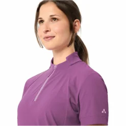 Damen Vaude Shirts Und Tops*WOMEN'S ADLUX HZ SHIRT Damen - Fahrradtrikot