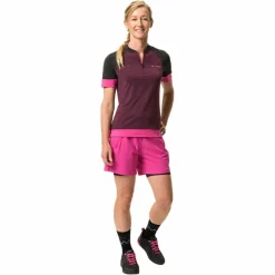 Damen Vaude Shirts Und Tops*WOMEN'S ALTISSIMO Q-ZIP SHIRT Damen - Fahrradtrikot