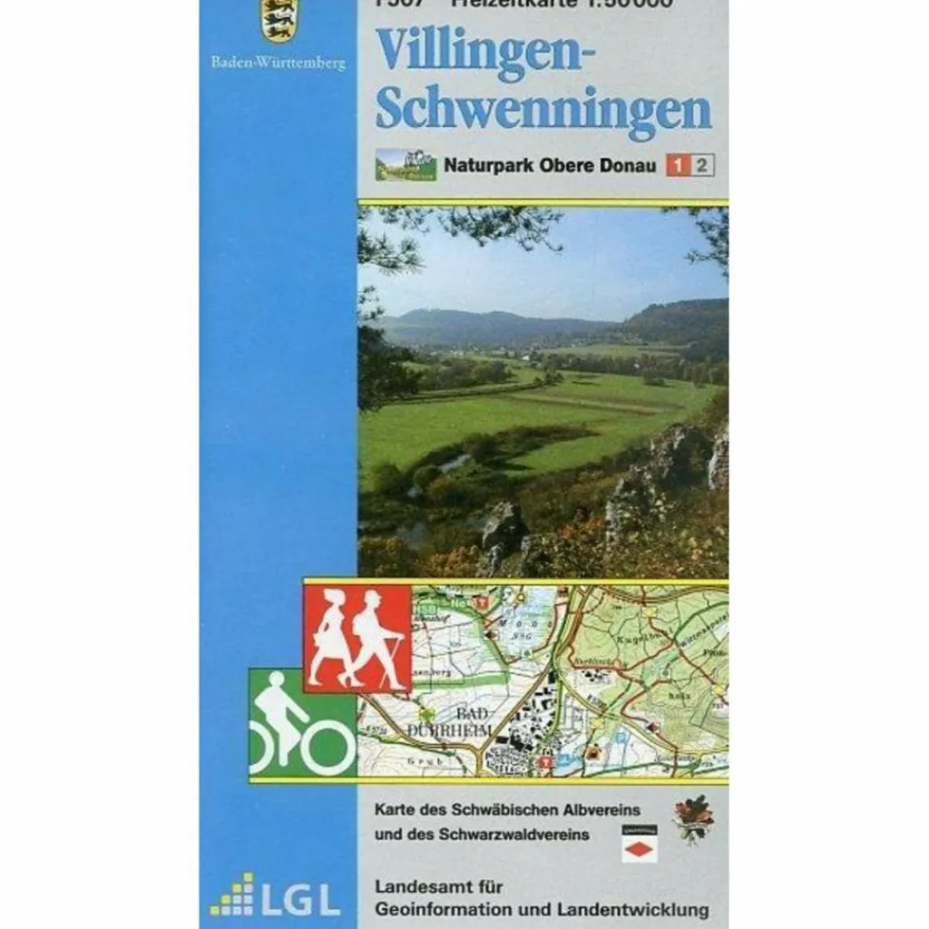 Wanderkarten Und Winterkarten|Wanderkarten Und Winterkarten*VILLINGEN-SCHWENNINGEN 1 : 50 000. TOPOG - Wanderkarte