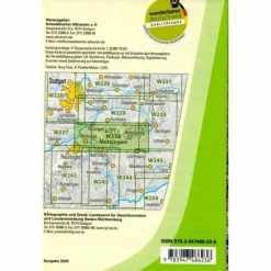 Wanderkarten Und Winterkarten|Wanderkarten Und Winterkarten*W238 METZINGEN - NEUFFEN, TECK, WIESENSTEIG - Wanderkarte