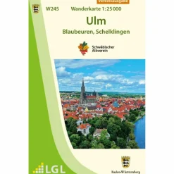 Wanderkarten Und Winterkarten|Wanderkarten Und Winterkarten*W245 ULM - BLAUBEUREN, SCHELKLINGEN - Wanderkarte