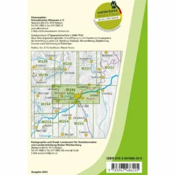 Wanderkarten Und Winterkarten|Wanderkarten Und Winterkarten*W245 ULM - BLAUBEUREN, SCHELKLINGEN - Wanderkarte