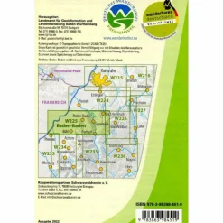 Wanderkarten Und Winterkarten|Wanderkarten Und Winterkarten*W225 WANDERKARTE 1.25 000 BADEN-BADEN