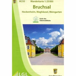 W210 WANDERKARTE 1:25 000 BRUCHSAL^ Wanderkarten Und Winterkarten|Wanderkarten Und Winterkarten
