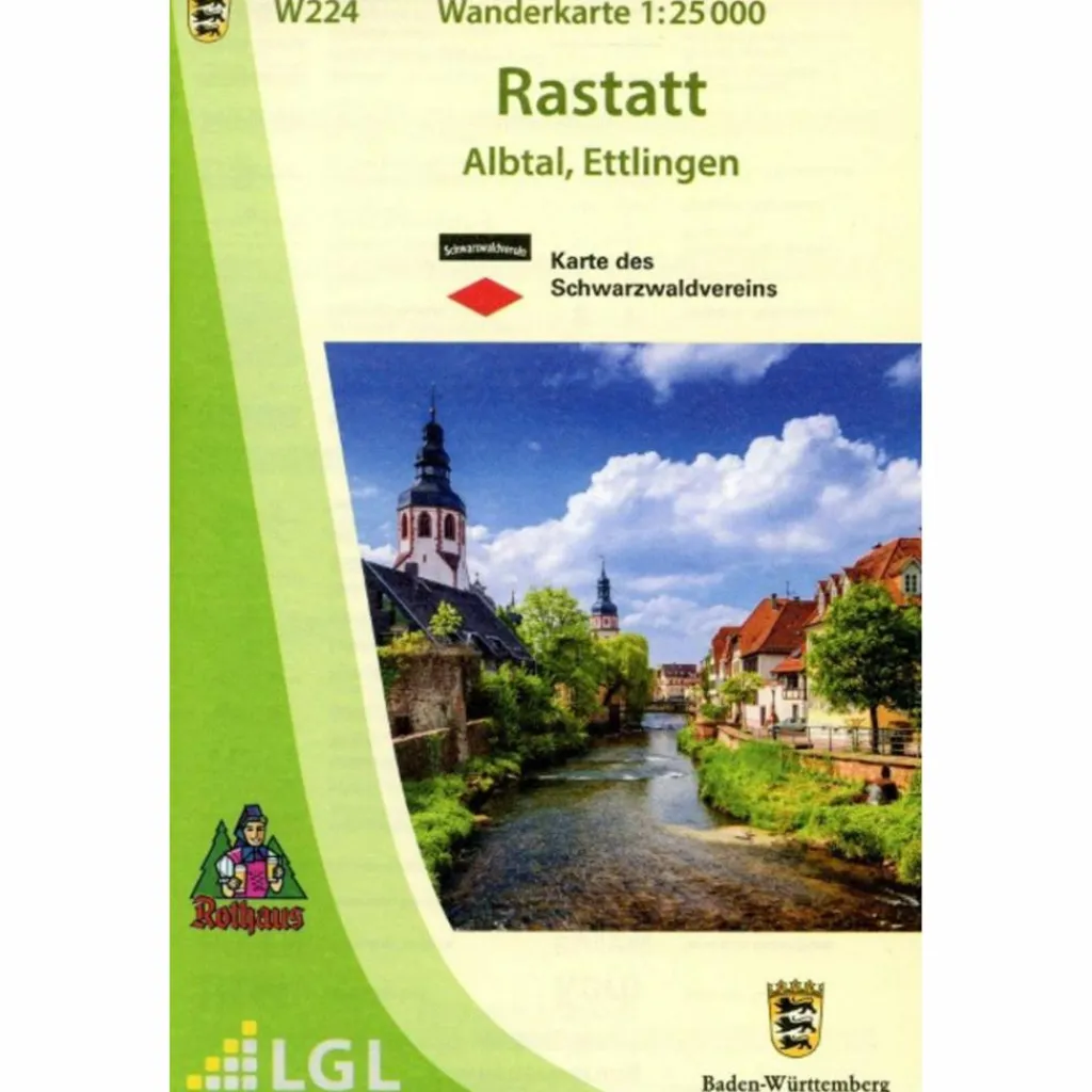 Wanderkarten Und Winterkarten|Wanderkarten Und Winterkarten*W224 WANDERKARTE 1:25 000 RASTATT