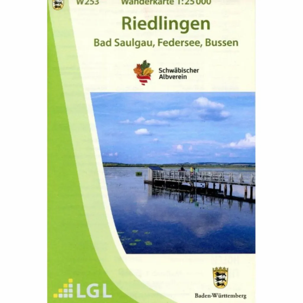 W253 WANDERKARTE 1:25 000 RIEDLINGEN^ Wanderkarten Und Winterkarten|Wanderkarten Und Winterkarten