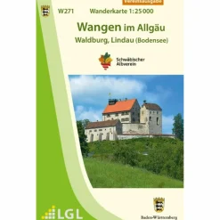W271 WANGEN IM ALLGÄU - WALDBURG, LINDAU (BODENSEE) - Wanderkarte^ Wanderkarten Und Winterkarten|Wanderkarten Und Winterkarten