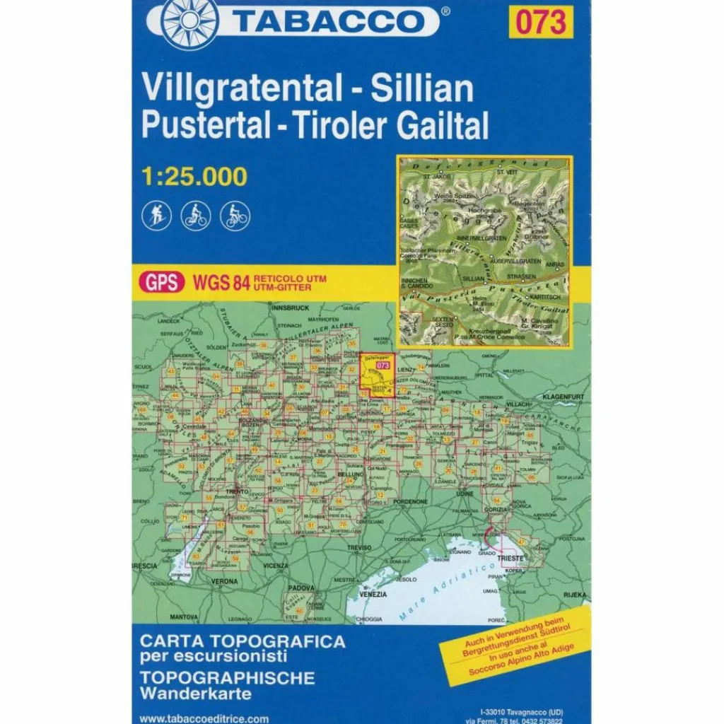 WANDERKARTE 73 VILLGRATENTAL-SILLIAN- PU - Wanderkarte^ Wanderkarten Und Winterkarten|Wanderkarten Und Winterkarten