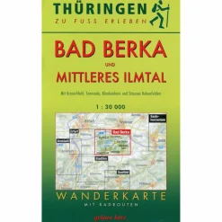 WANDERKARTE BAD BERKA UND MITTLERES ILMT - Wanderkarte^ Wanderkarten Und Winterkarten|Wanderkarten Und Winterkarten