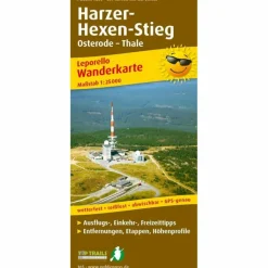 Wanderkarten Und Winterkarten|Wanderkarten Und Winterkarten*WANDERKARTE HARZER HEXEN-STIEG 1 : 25 00 - Wanderkarte