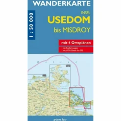 Wanderkarten Und Winterkarten|Wanderkarten Und Winterkarten*WANDERKARTE INSEL USEDOM BIS MISDROY
