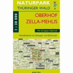 WANDERKARTE OBERHOF/ZELLA-MEHLIS^ Wanderkarten Und Winterkarten|Wanderkarten Und Winterkarten