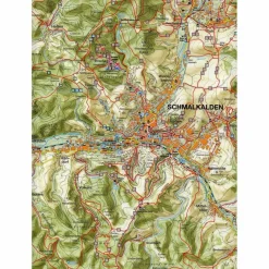 Wanderkarten Und Winterkarten|Wanderkarten Und Winterkarten*WANDERKARTE SCHMALKALDEN UND STEINBACH-HALLENBERG 1:30.000. - Wanderkarte