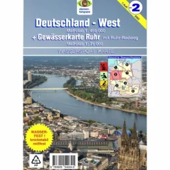 WASSERSPORT-WANDERKARTE 02. DEUTSCHLAND WEST^ Gewässerkarten|Gewässerkarten