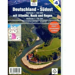 WASSERSPORT-WANDERKARTE 04. DEUTSCHLAND-SÜDOST^ Gewässerkarten|Gewässerkarten