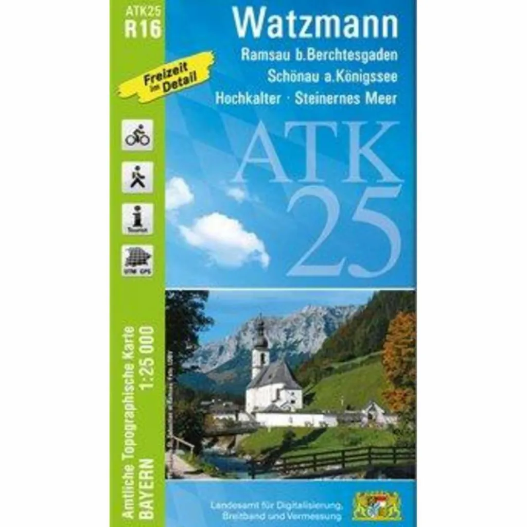 WATZMANN 1 : 25 000 - Wanderkarte^ Wanderkarten Und Winterkarten|Wanderkarten Und Winterkarten