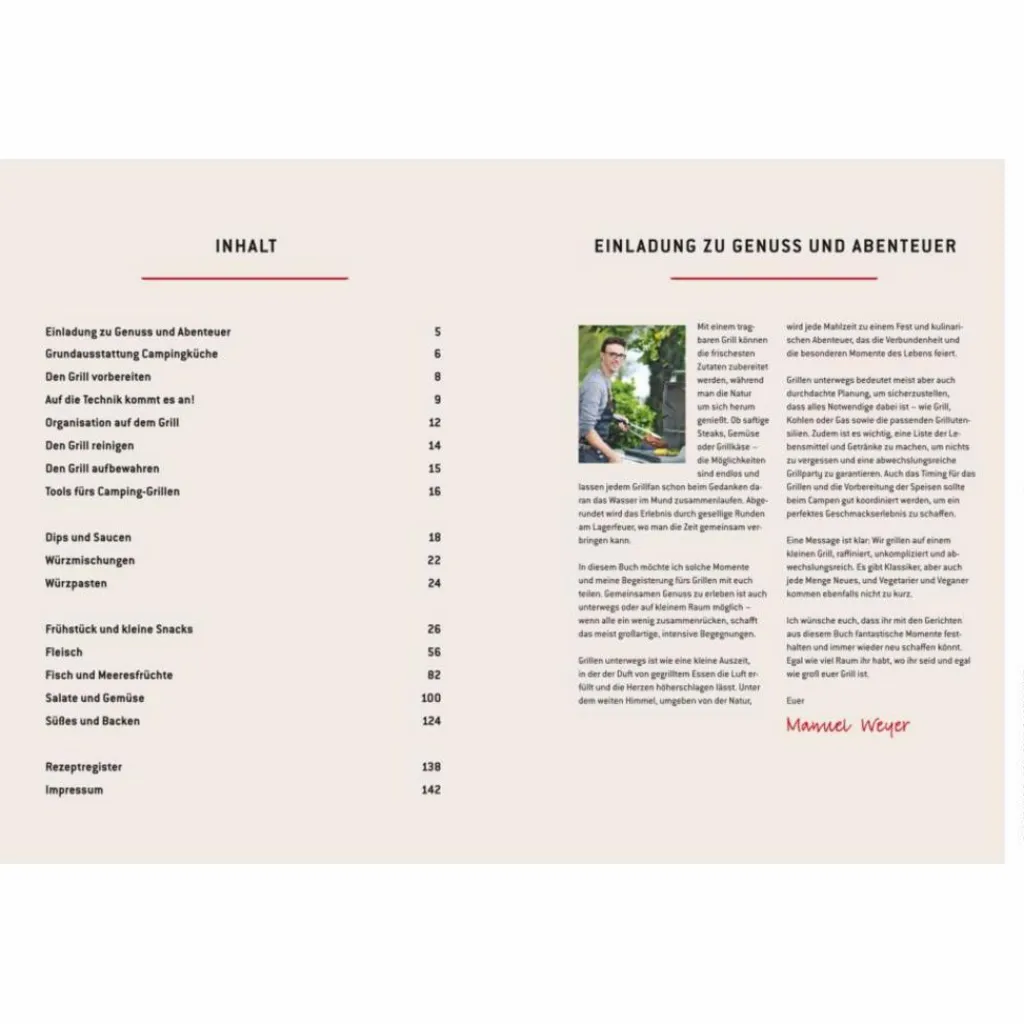 WEBER'S CAMPING GRILLEN - Kochbuch^ Kochbücher