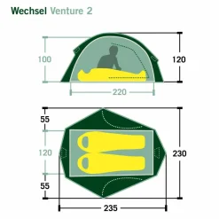 Wechsel VENTURE 2 - Kuppelzelt^ 2-Personen-Zelte|3-Jahreszeiten-Zelte
