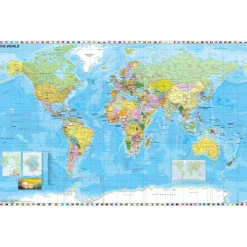 Wandkarten Und Poster*WELTKARTE ENGLISCH - Karte