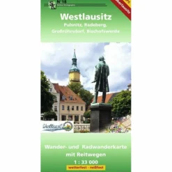 WESTLAUSITZ PULSNITZ, RADEBERG - Wanderkarte^ Wanderkarten Und Winterkarten|Wanderkarten Und Winterkarten