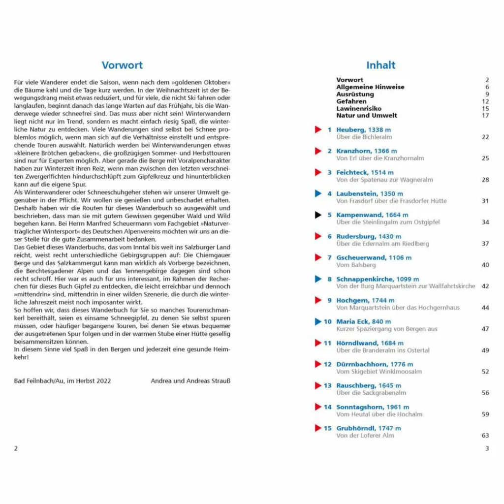 Wintersportführer*WINTERWANDERN BERCHTESGADEN - CHIEMGAU - SALZBURG - Wanderführer