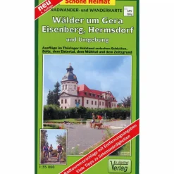 Fahrradkarten|Wanderkarten Und Winterkarten*WÄLDER UM GERA, EISENBERG, HERMSDORF UND - Wanderkarte