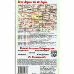 Fahrradkarten|Wanderkarten Und Winterkarten*WÄLDER UM ZWICKAU, WERDAU UND GREIZ UND UMGEBUNG - Wanderkarte