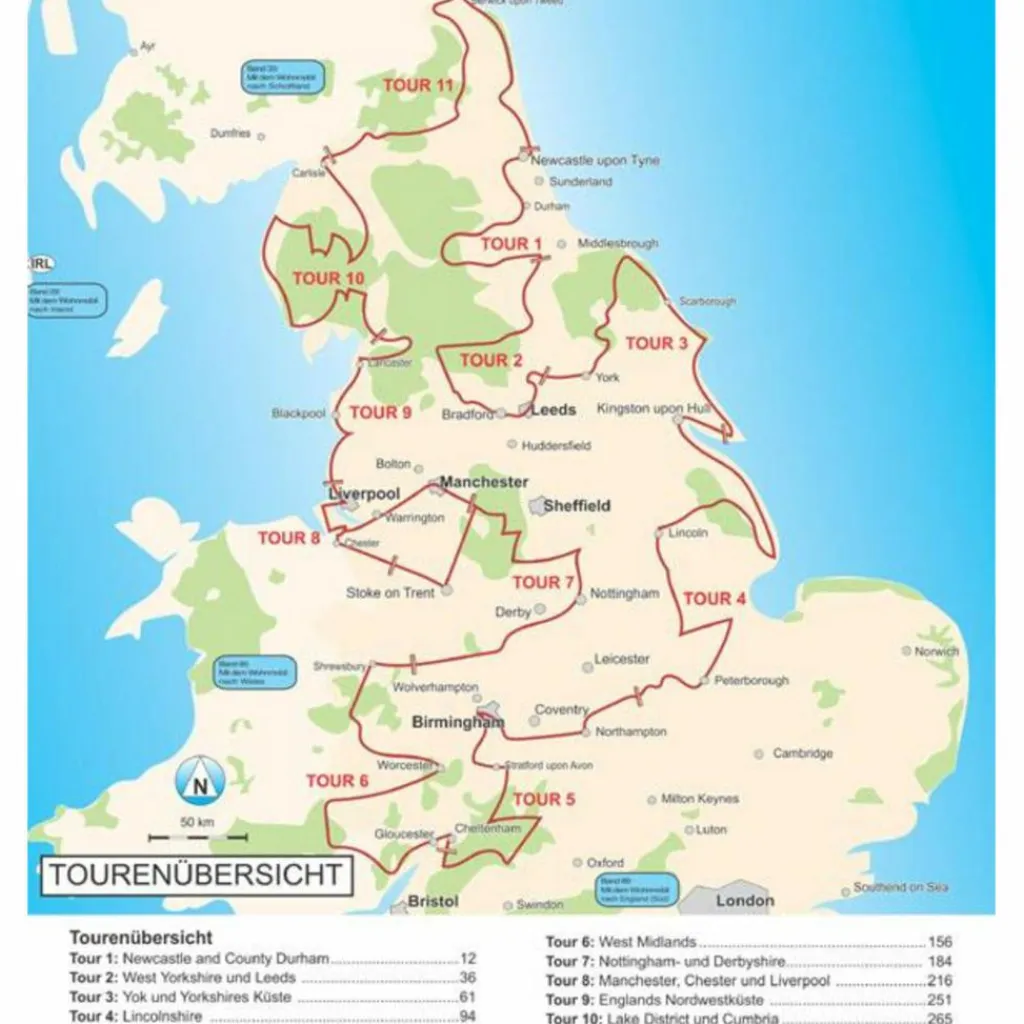 02 ENGLAND - DER NORDEN - Reiseführer^ Wohnmobilreiseführer|Reiseführer Westeuropa