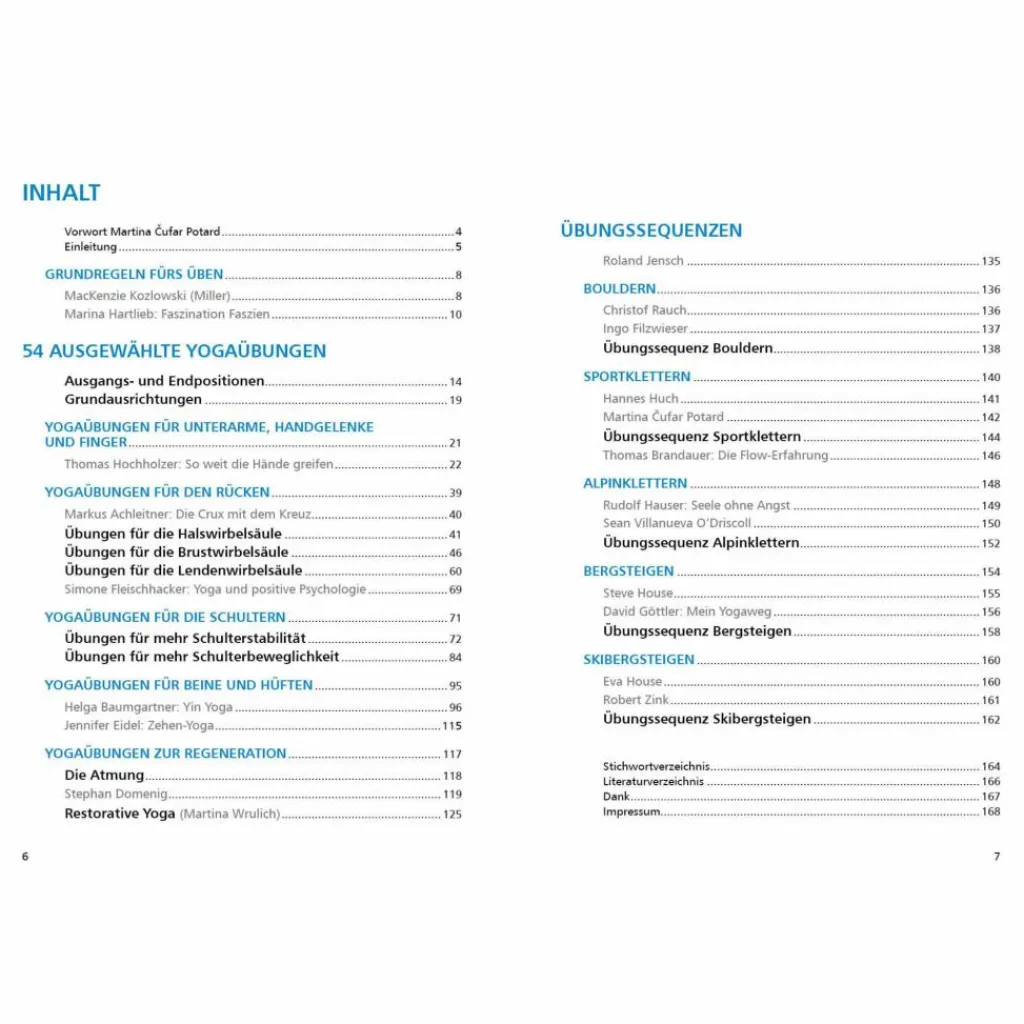 Sportklettern: Kletterführer, Training Und Techniken|Fitness, Gesundheit Und Yoga*YOGA FÜR KLETTERER UND BERGSPORTLER - Klettertraining