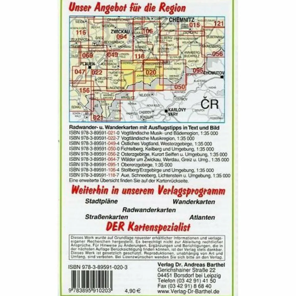 ZENTRALERZGEBIRGE, WESTTEIL 1 : 35 000. - Winterwanderkarte^ Fahrradkarten|Winterkarten