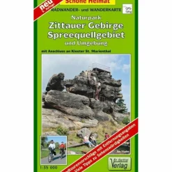 Fahrradkarten|Wanderkarten Und Winterkarten*ZITTAUER GEBIRGE, SPREEQUELLGEBIET UND UMGEBUNG - Wanderkarte
