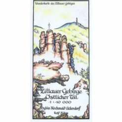 ZITTAUER GEBIRGE ÖSTLICHER TEIL - Wanderkarte^ Wanderkarten Und Winterkarten|Wanderkarten Und Winterkarten