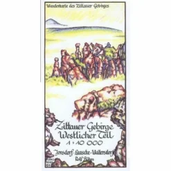 ZITTAUER GEBIRGE WESTLICHER TEIL - Wanderkarte^ Wanderkarten Und Winterkarten|Wanderkarten Und Winterkarten